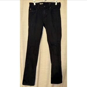 Adriano Goldschmied AG Men's The Matchbox Slim Straight Jeans, Black, 32